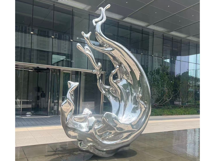 不锈钢水景雕塑 